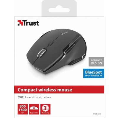 Trust Evo - Compacte Draadloze Optische Muis Trust Evo - Compacte Draadloze Optische Muis
