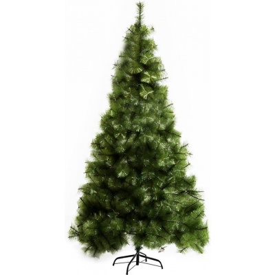 Foto van HOMCOM Kerstboom PET, Metaal Ø90 x 210H cm Groen