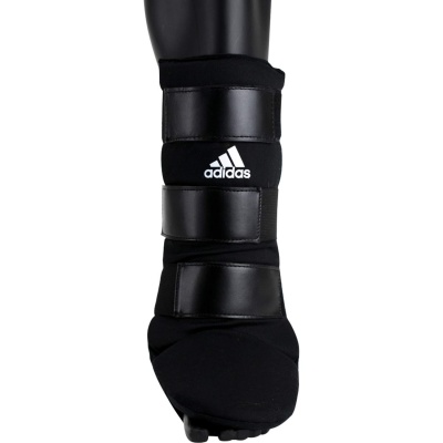 Foto van adidas Textile Shin Instep Guard scheenbescherming, zwart/wit, XL