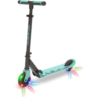 Foto van Chillafish Flexxi Glow Kinderstep voor jongens en meisjes vanaf 5 jaar - Blauw Groen
