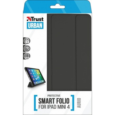 Trust Urban Aurio - Tablethoes voor iPad mini 4 - Zwart Trust Urban Aurio - Tablethoes voor iPad mini 4 - Zwart