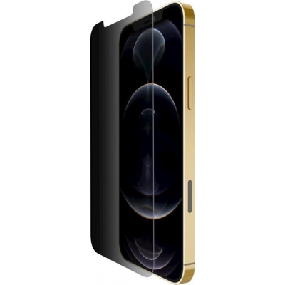 Foto van Belkin ScreenForce gehard glas antimicrobiële privacy screenprotector - iPhone 12 Pro Max