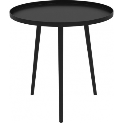Foto van Outsunny Bijzettafel 40cm x 40cm x 50cm - Zwart