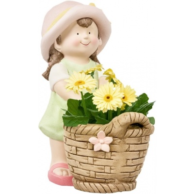 Foto van Outsunny Tuinbeeld van Magnesiumoxide 20L x 30B x 40H cm Meerkleurig