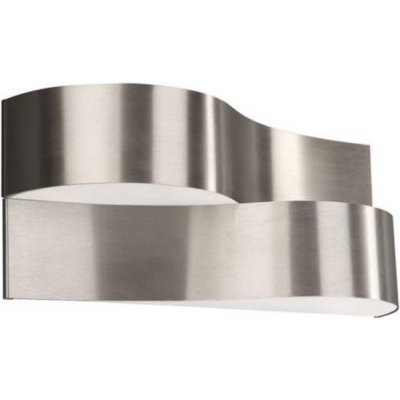 Foto van Grote Capri Wandlamp Inox - 11W