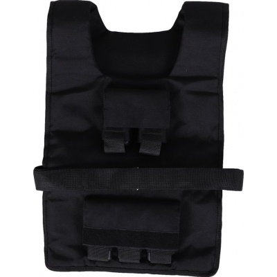 Foto van HOMCOM 20 kg gewichtsvest voor krachttraining - zwart Oxford ijzer