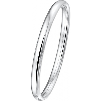 Foto van Yep! Bangle dop 4 mm ovale buis - 52 mm - Zilver