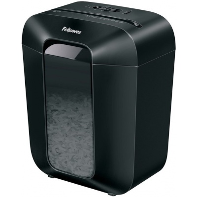 Foto van Fellowes LX50 Papierversnipperaar - Cross-Cut - P4 - 9 vel - 17L - Zwart - Voor thuisgebruik