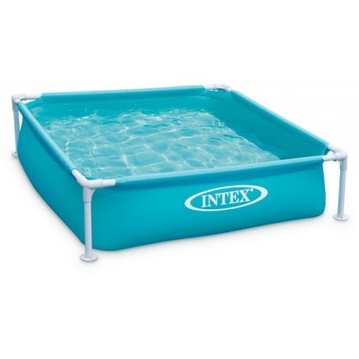 Foto van Intex Mini Frame Opzetzwembad - 122 x 122 x 30 cm