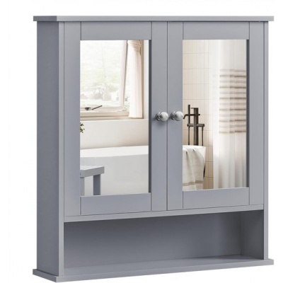 Foto van Spiegelkast Barkley | 56,5 x 13 x 58,5 cm | Wit