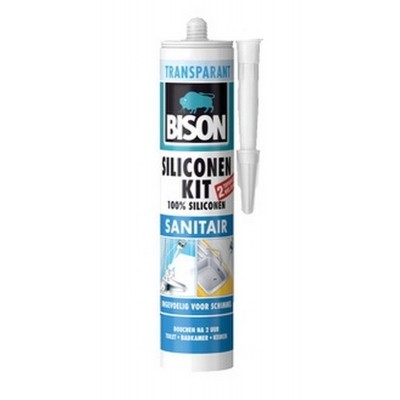 Bison Siliconenkit Sanitair Transparant Bison Siliconenkit Sanitair Transparant