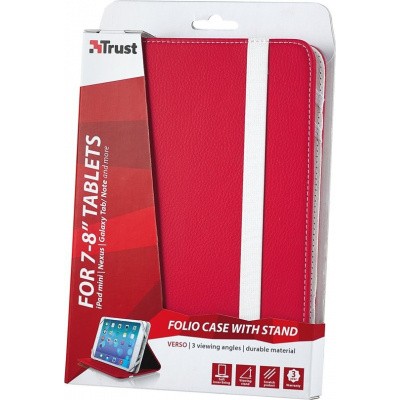 Trust Verso - Universele Tablethoes - 7-8 inch - Rood Trust Verso - Universele Tablethoes - 7-8 inch - Rood