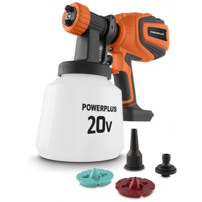 Foto van Powerplus Verfpistool POWDP7058 Dual Power 20V