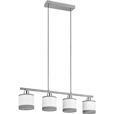 Foto van REALITY DAVOS - Hanglamp - Chroom - exclusief 4x E14 4W