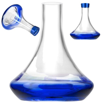 DILAW® Tornado shisha-glazen vaas, vervangglas zonder schroefdraad, kleur: blauw DILAW® Tornado shisha-glazen vaas, vervangglas zonder schroefdraad, kleur: blauw