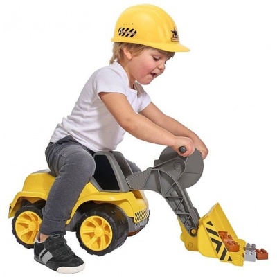 Foto van BIG - Power Worker Maxi Loader - Wiellader - Werkvoertuig - Loopauto - 50kg - Vanaf 3 jaar