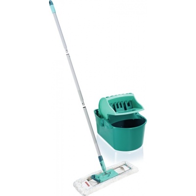 Foto van Leifheit Profi XL vloerwisser - Micro Duo doek - compleet systeem - 42 cm breed - 8L emmer