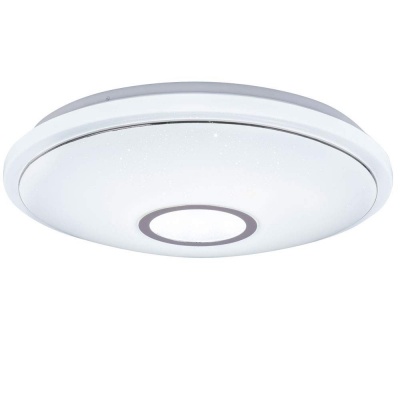Foto van Chromen LED plafondspots sterrenhemel lamp voor gastenkamer CCT spotlight Globo 41386-24
