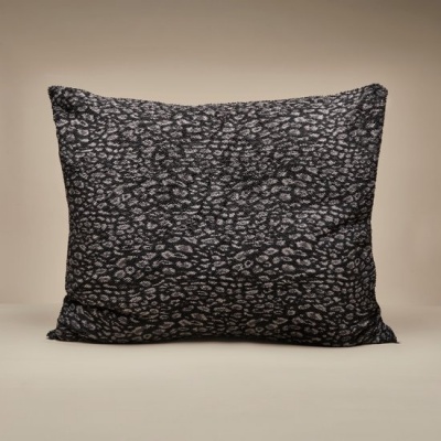 Foto van Zelesta Teddybed Panter Kussenslopen Antraciet - Kussenslopen 60 x 70 set van 2 - Teddy kussenslopen