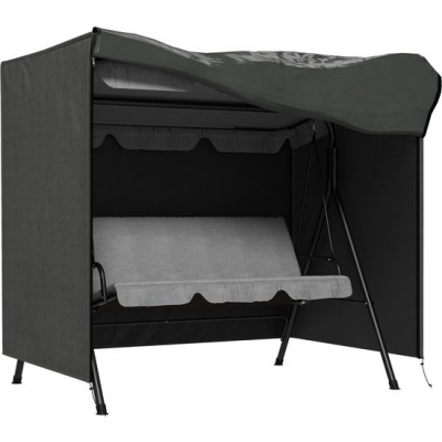 Foto van Outsunny Polyester Donkergrijs 177L x 114B x 152H cm Bescherming voor Schommel
