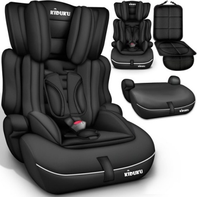 Foto van KIDUKU® Autostoel 9-36 kg (1-12 jaar) – ECE R129/03 Groep 1/2/3 Kinderzitje (Zwart)