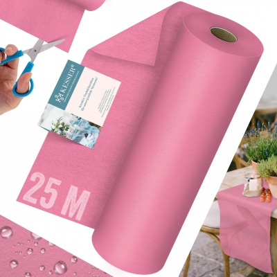 Foto van KESSER® Vlies tafelloper modern 30 cm x 25 m | tafeldecoratie voor bruiloften, verjaardagen, doopfee