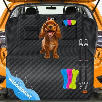 Foto van LOVPET® Hondendeken Auto Kofferbak Beschermhoes - Hondenkleed inclusief speelgoed - Waterafstotende 