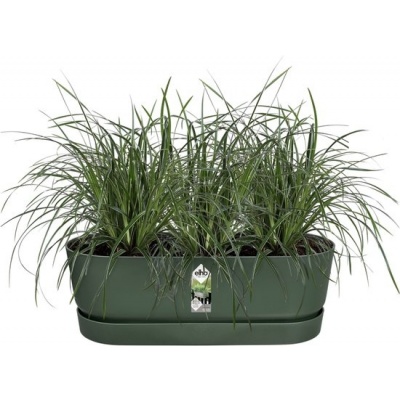 Foto van Elho Greenville Easy Balkonbak 52 - 100% Gerecycled Plastic - Blad groen