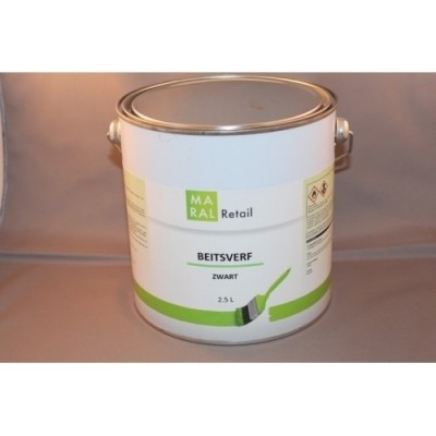 Maral Beitsverf Zwart 2,5L Maral Beitsverf Zwart 2,5L