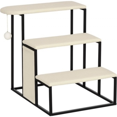 Foto van PawHut Huisdiertrap met Krabplank D06-156V01