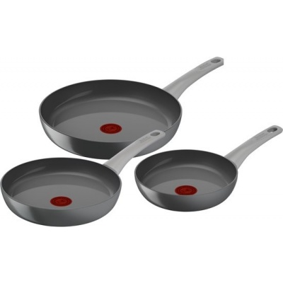 Foto van Tefal Renew ON - Koekenpannenset - Ø20/Ø24/Ø28 cm - PFAS-vrij - Keramisch - Inductiegeschikt