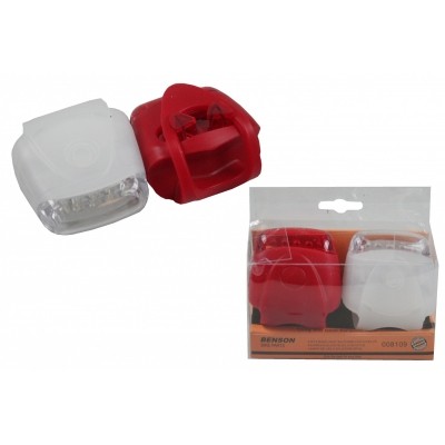 Fiets Bikelight Silicone 5 X Led Delux Fiets Bikelight Silicone 5 X Led Delux