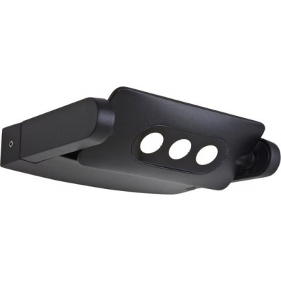 Foto van LUTEC Mini LED Wandlamp voor Buiten - Aluminium - Donkergrijs