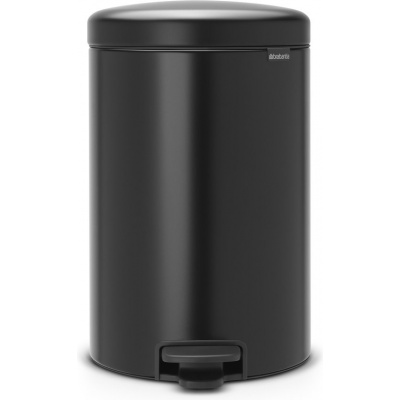 Foto van Brabantia NewIcon Prullenbak - 20 liter - Mat Zwart
