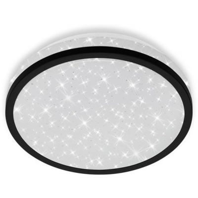 Foto van Briloner Leuchten - LED-plafondlamp met sterrendecor, 10 Watt, 900 lumen, 4000K, wit-zwart