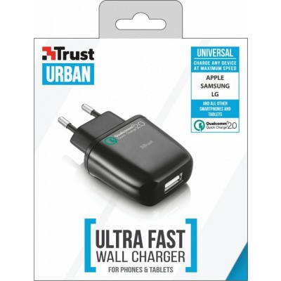 Trust ULTRA FAST WALL Binnen Zwart Trust ULTRA FAST WALL Binnen Zwart