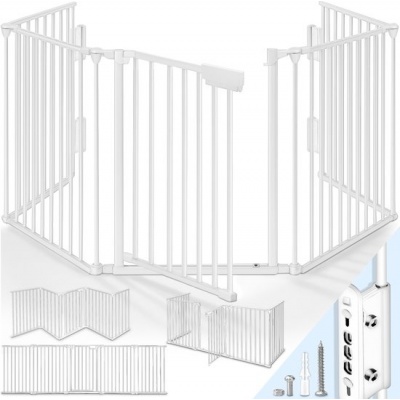 Foto van KIDUKU® Veiligheidshek 600 cm voor Huisdieren & Kinderen, inkl. 10 elementen en deur