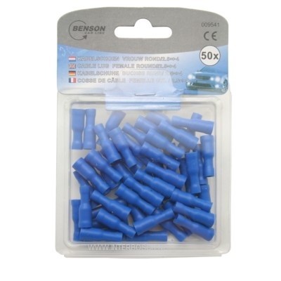 Kabelschoen Vrouw Rond 2.5 => 4 Blauw Kabelschoen Vrouw Rond 2.5 => 4 Blauw