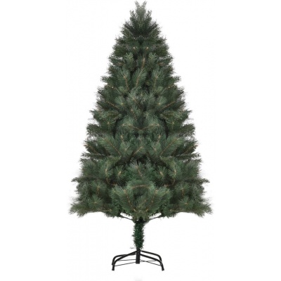 Foto van HOMCOM kerstboom - kunststof/metaal - Ø90 x 180 cm - groen