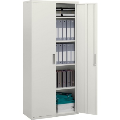 Foto van HOMCOM archiefkast - staal - 80 L × 40 B × 180 H cm - wit