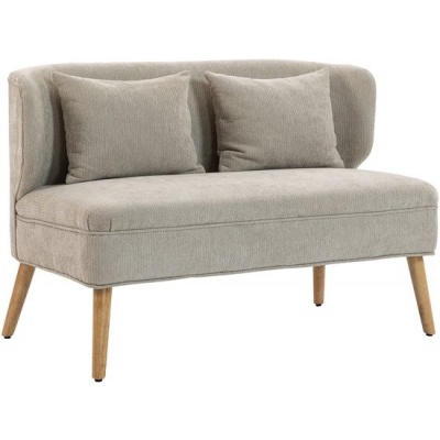 Foto van Homcom Loveseat - Polyester - 117L x 65B x 78,5H cm - Beige