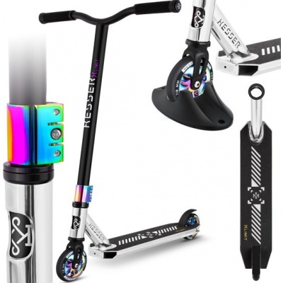 Foto van KESSER® Stuntstep X-Limit-Pro 360° voor Volwassenen en Kinderen - Chroom / Zilver