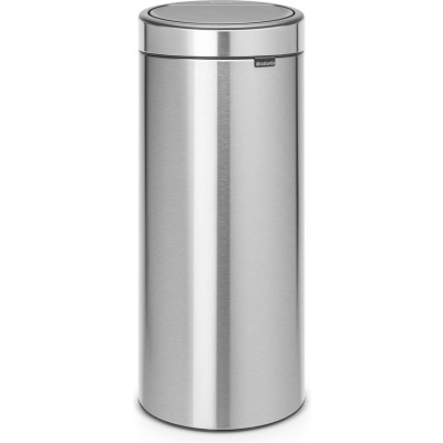 Foto van Brabantia Touch Bin Prullenbak - 30 liter - Mat RVS Vingerafdrukbestendig