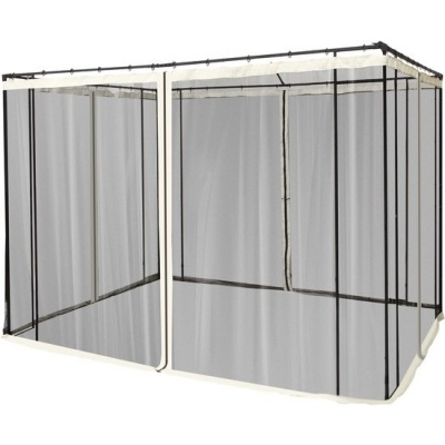 Foto van Outsunny - Klamboe voor 3 x 3 m Tuinhuisjes - Beige