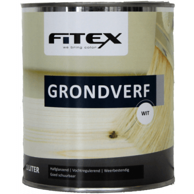 Fitex Grondverf Wit 2,5L Fitex Grondverf Wit 2,5L