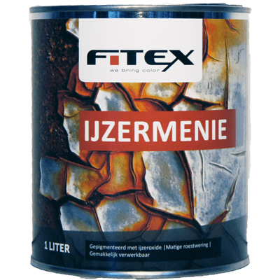 Fitex IJzermenie Roodbruin 1L Fitex IJzermenie Roodbruin 1L