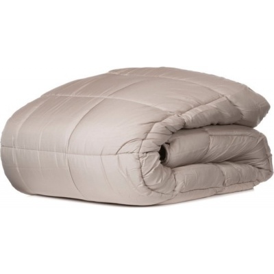 Foto van Zelesta® Wonderbed Taupe 200x200cm - Dekbed zonder overtrek - Wasbaar hoesloo