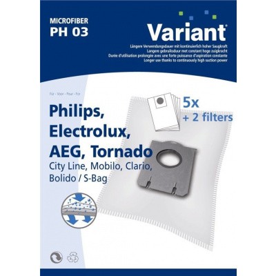 Variant PH03 - Stofzuigerzakken Variant PH03 - Stofzuigerzakken