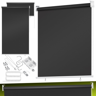 Foto van KESSER® rolgordijn B x H 140 x 240 cm, verticale luifel, balkonluifel, inkijkbescherming