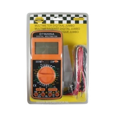 Multimeter Digitaal Jumbo B/C Multimeter Digitaal Jumbo B/C